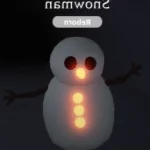 muñeco de nieve de Adopt Me!