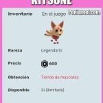 KITSUNE de adopt me roblox ponianoel