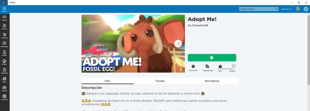 imagen adopt me roblox ponianoel